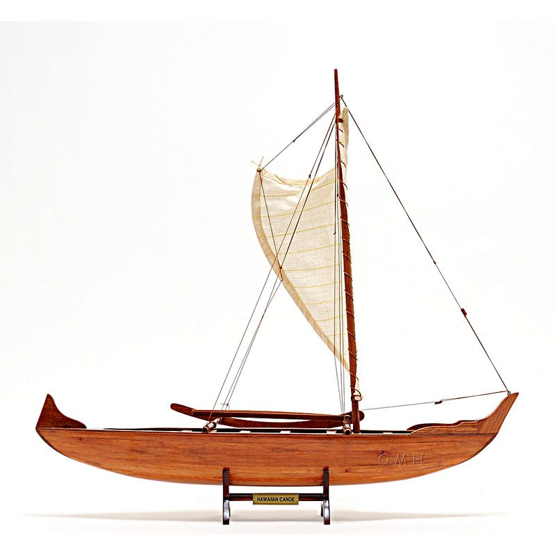 Hawaiian Canoe | Hand Made Model - Makana Hut