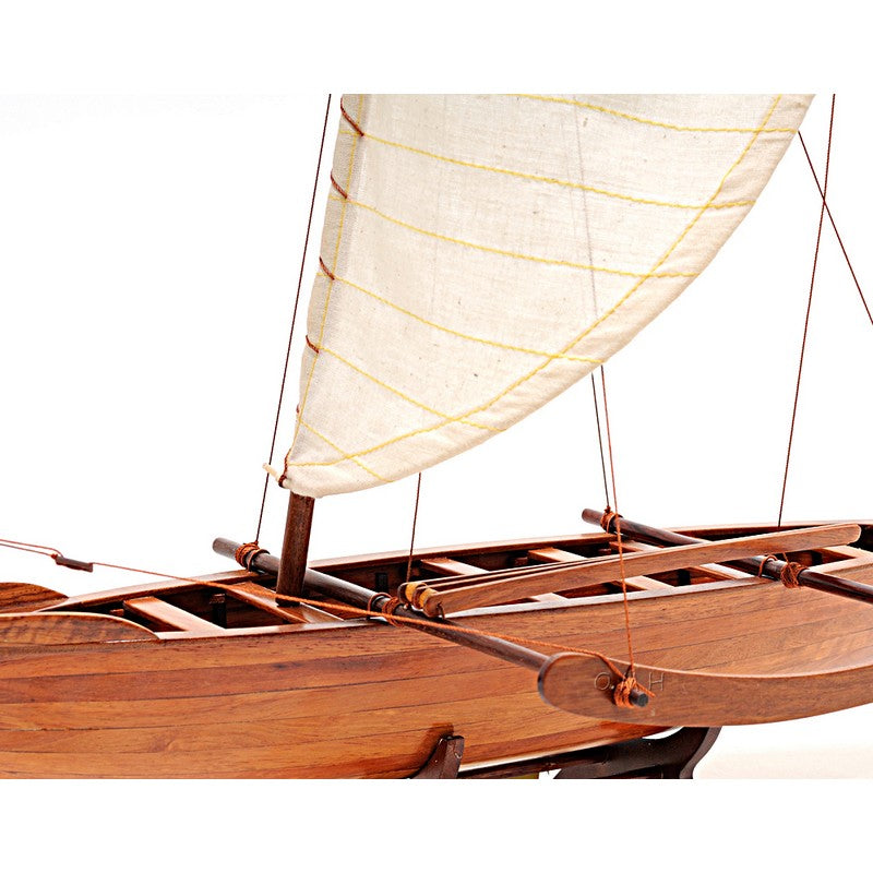 Hawaiian Canoe | Hand Made Model - Makana Hut