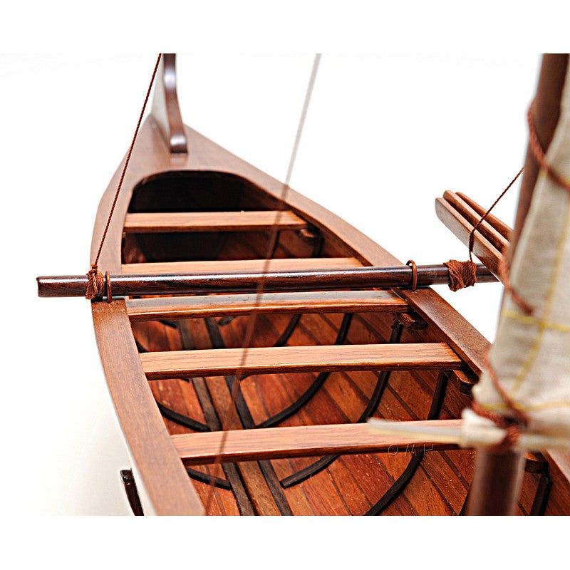 Hawaiian Canoe | Hand Made Model - Makana Hut