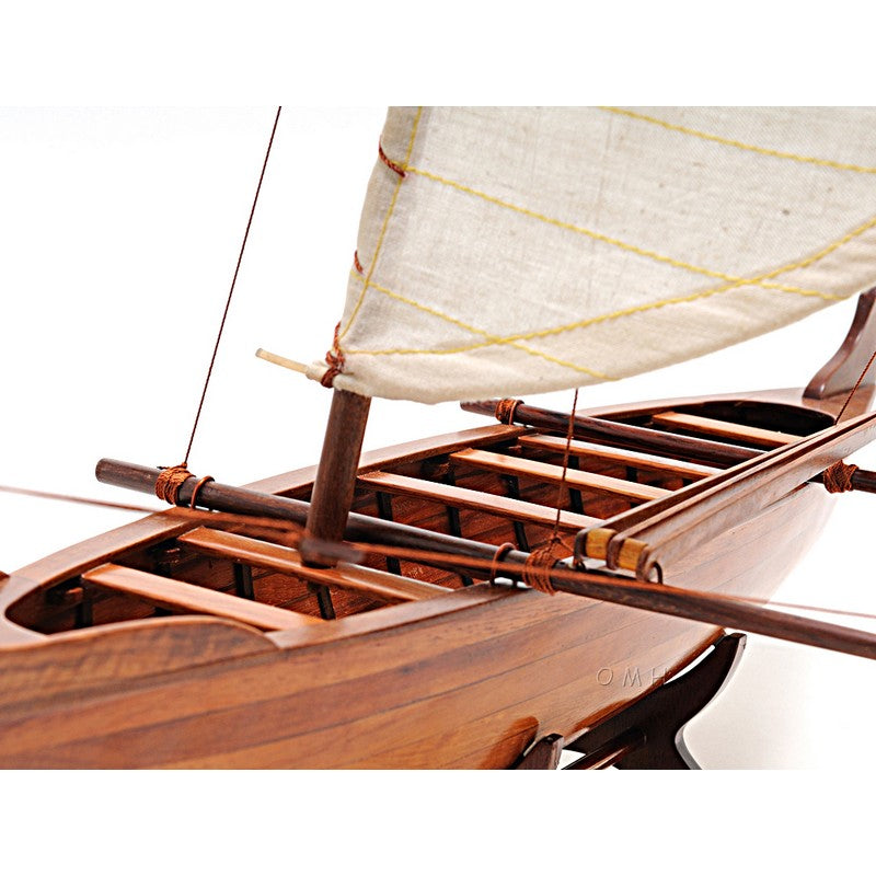 Hawaiian Canoe | Hand Made Model - Makana Hut