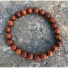 Koa Wood Bead Bracelet 8mm - Makana Hut