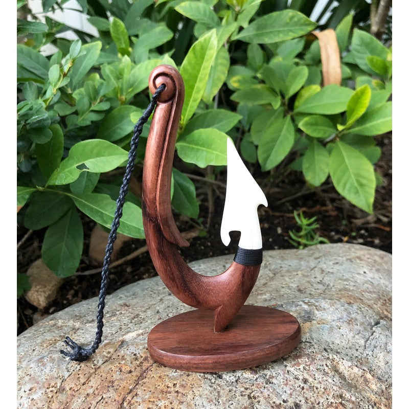 Polynesian Fish Hook w/ Engravings | Hawaiian Home