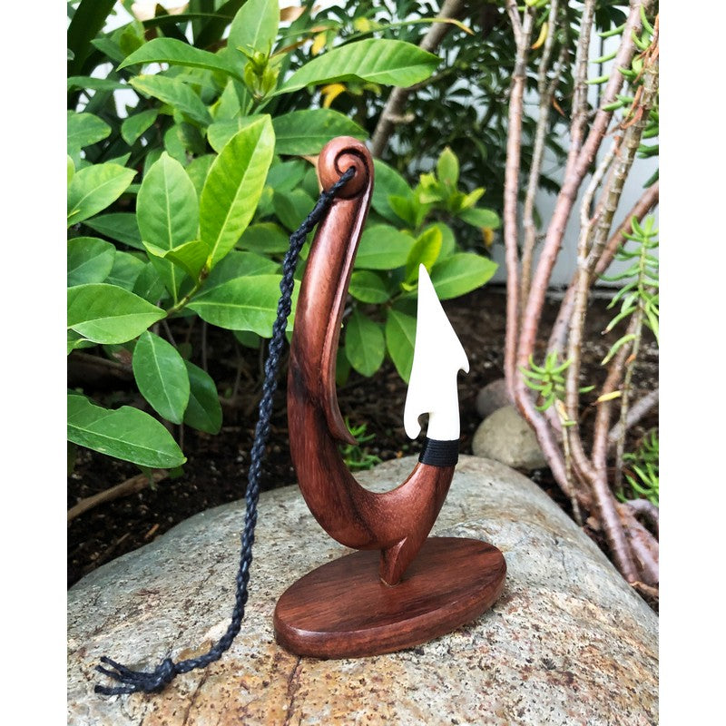 Polynesian Fish Hook w/ Engravings | Hawaiian Home