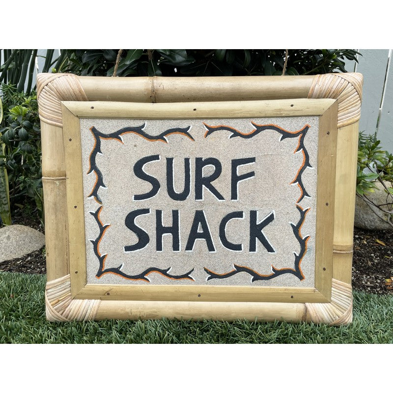 Surf Shack | Bamboo Sign 16"