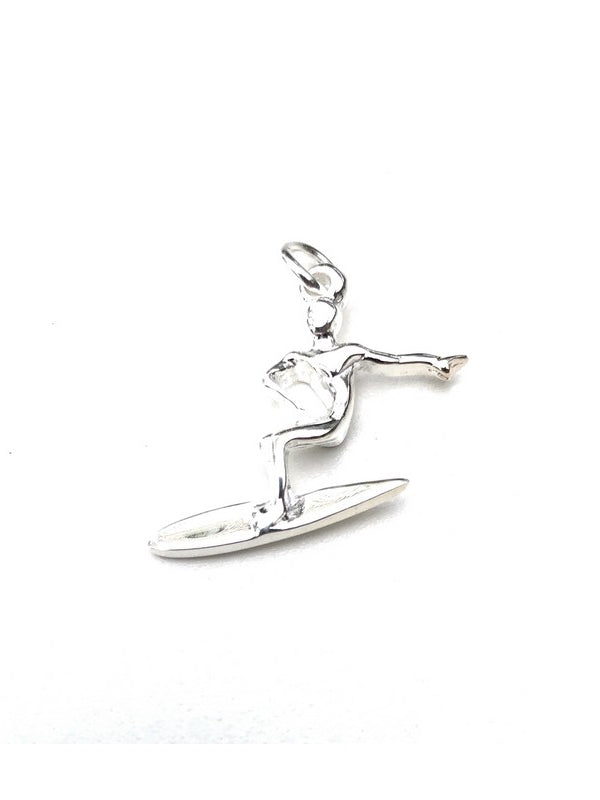 Sterling Silver Hawaiian Surfer Necklace - Makana Hut