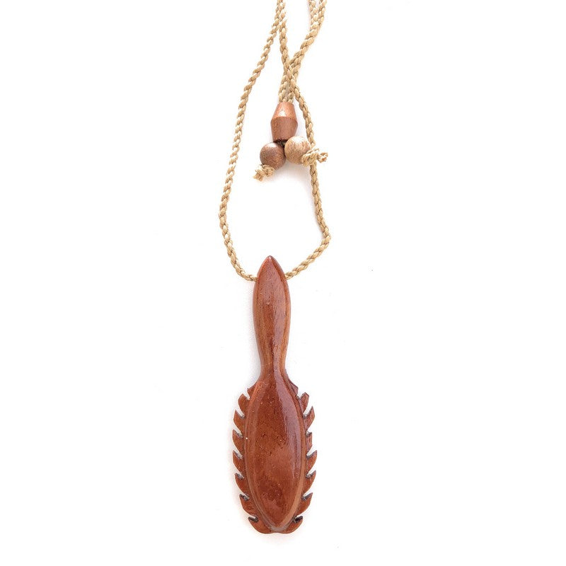 Polynesian Club Pendant | Koa Wood - Makana Hut