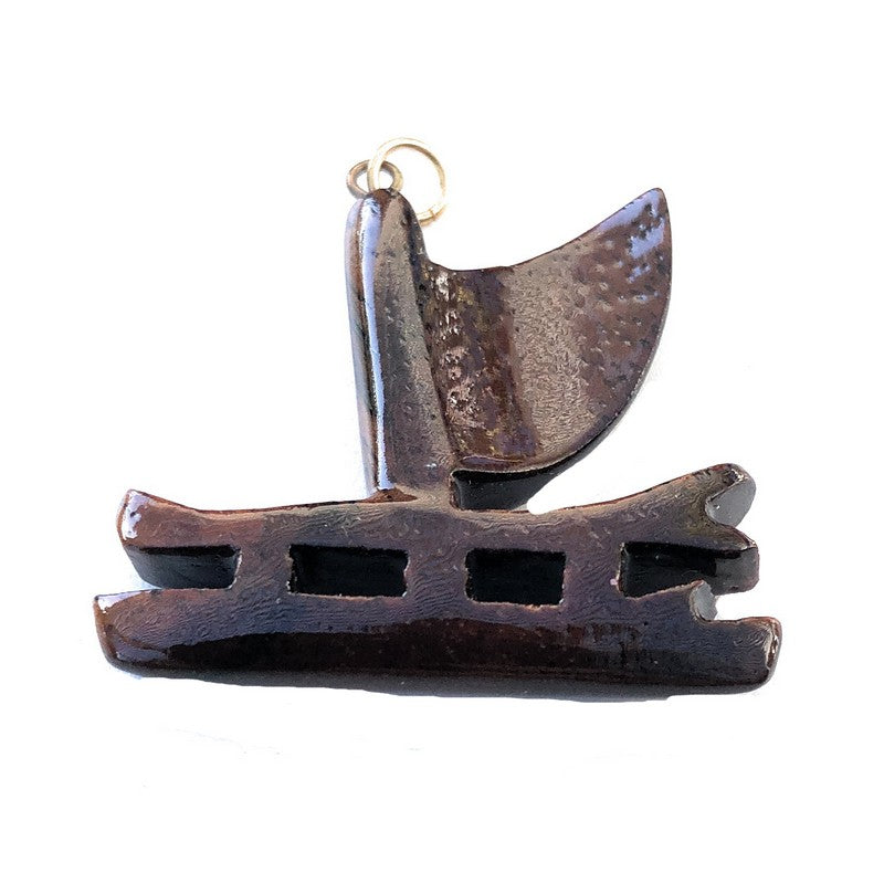 Polynesian Voyaging Canoe | Koa Pendant - Makana Hut