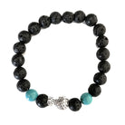 Pineapple Lava Rock Bracelet