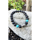 Pineapple Lava Rock Bracelet