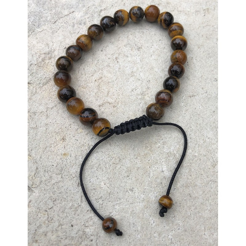 Tiger Eye Adjustable Bracelet - Makana Hut