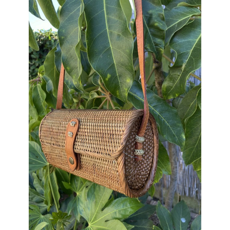 Natural Rattan Handbag/Clutch