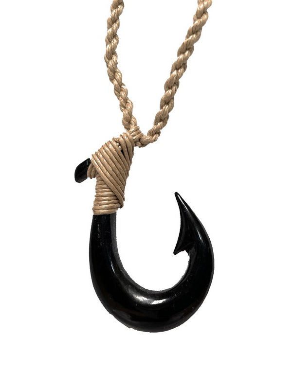 Black Bone Fish Hook | Hawaiian Makau