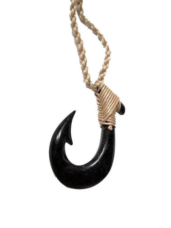 Black Bone Fish Hook | Hawaiian Makau