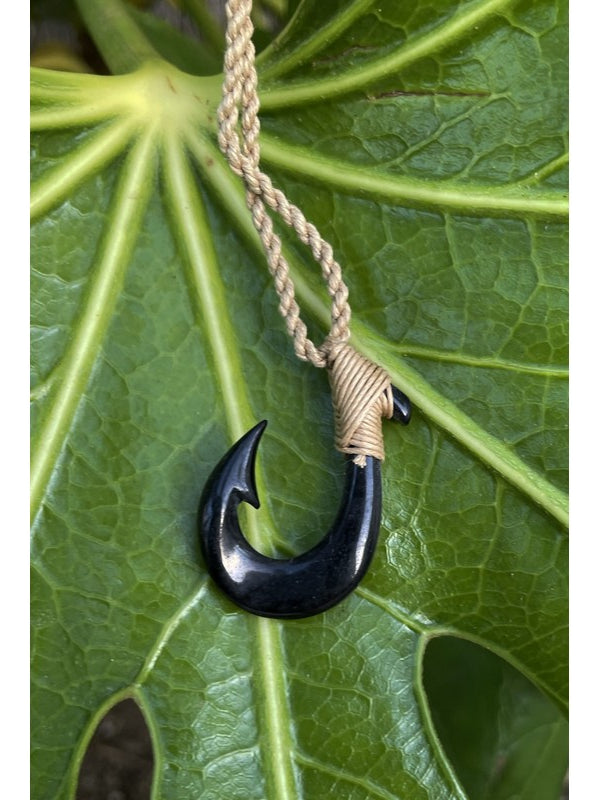 Black Bone Fish Hook | Hawaiian Makau