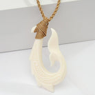 Hawaiian Fish Hook with Whales Tail