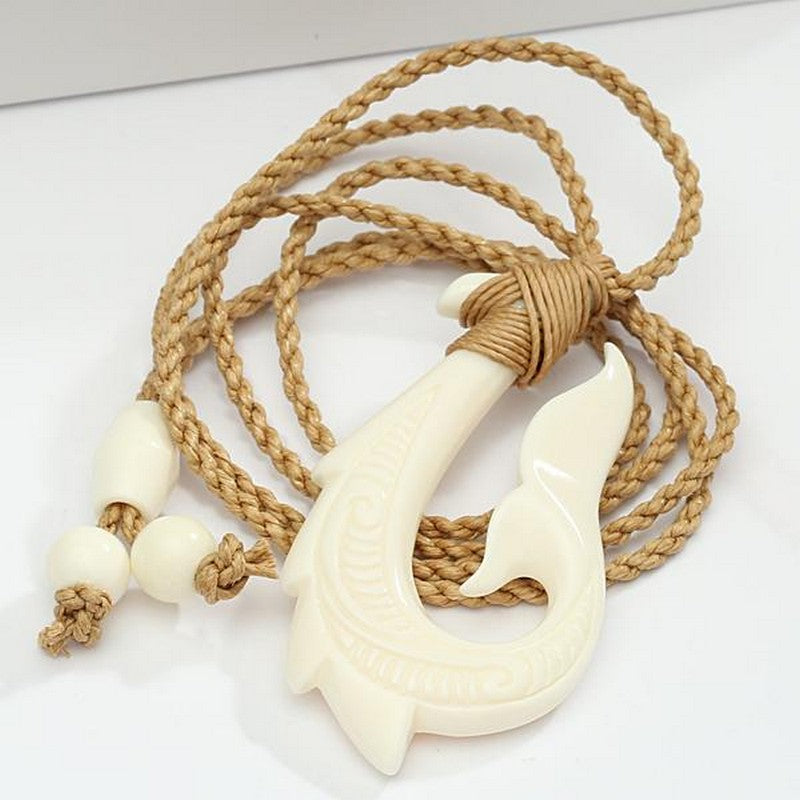 Hawaiian Fish Hook with Whales Tail