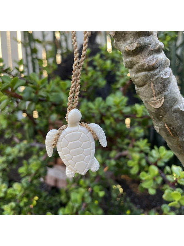 Buffalo Bone Sea Turtle Necklace