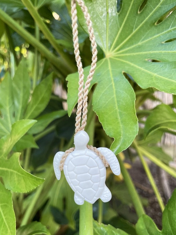 Buffalo Bone Sea Turtle Necklace