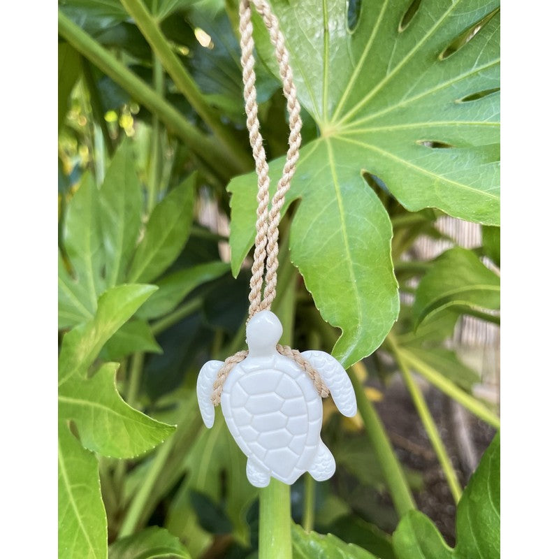 Buffalo Bone Sea Turtle Necklace