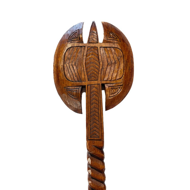 Hawaiian Double Axe Club | Polynesian Replica