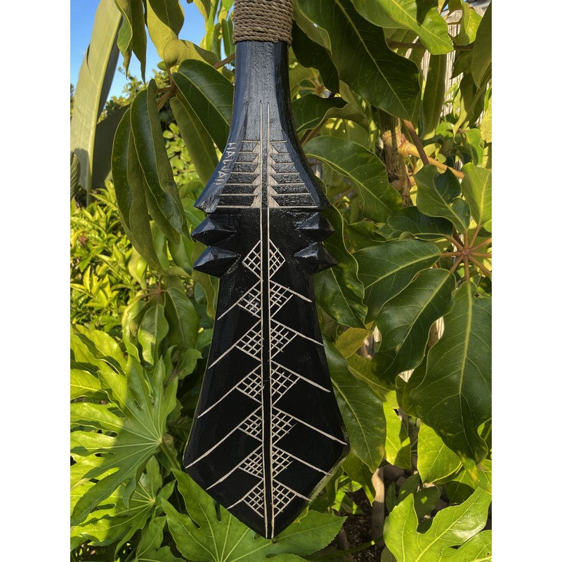 Hawaiian Spear Club Black | Polynesian Replica