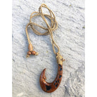 Koa Wood Fish Hook with Hawaiian