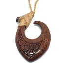 Koa Wood Fish Hook | Hawaiian Makau - Makana Hut