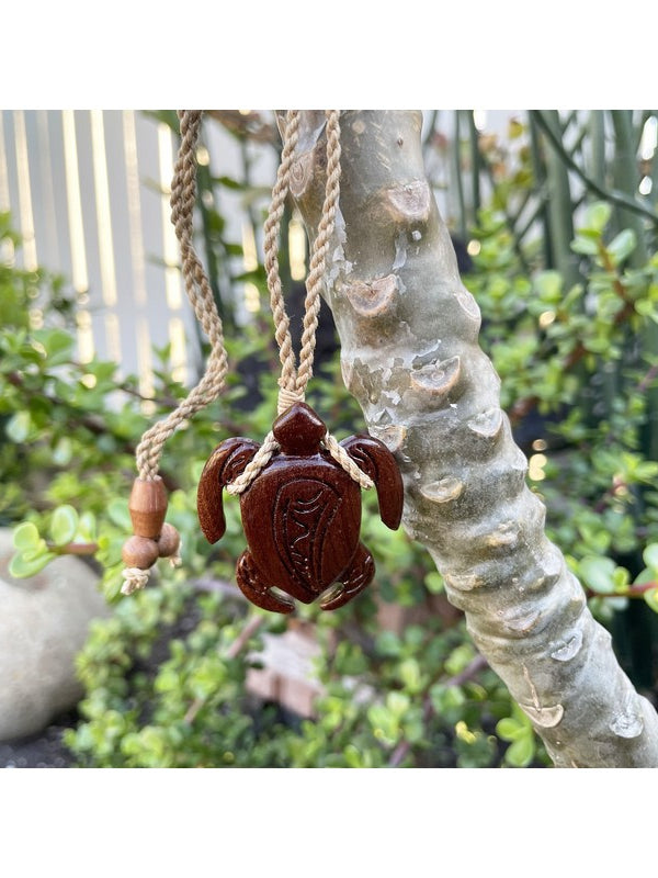 Koa Wood Honu w/ Engravings