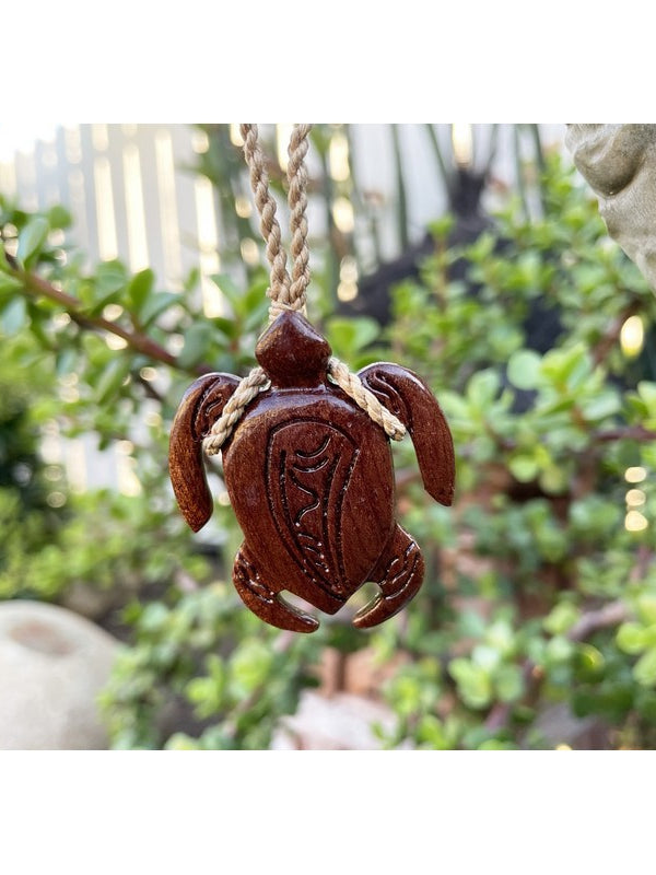 Koa Wood Honu w/ Engravings