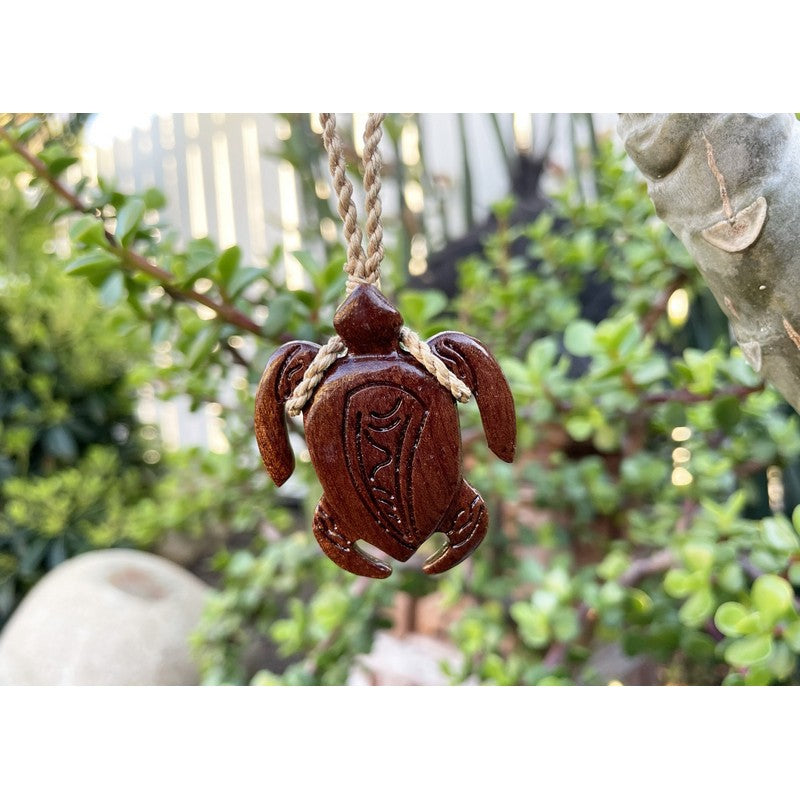 Koa Wood Honu w/ Engravings