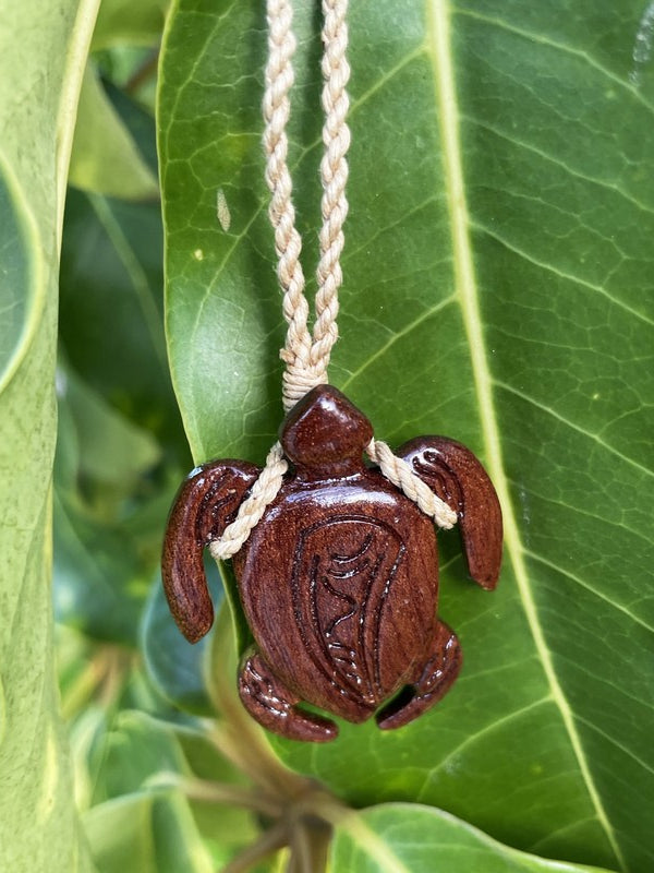 Koa Wood Honu w/ Engravings