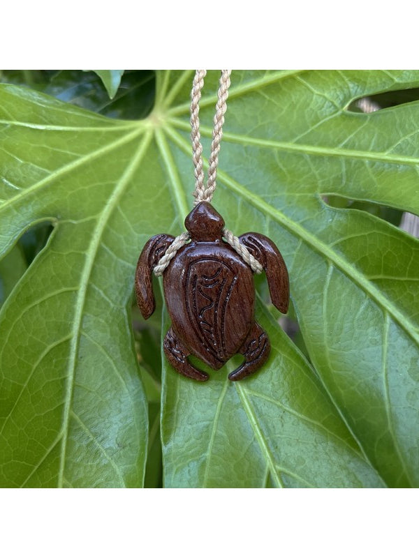 Koa Wood Honu w/ Engravings