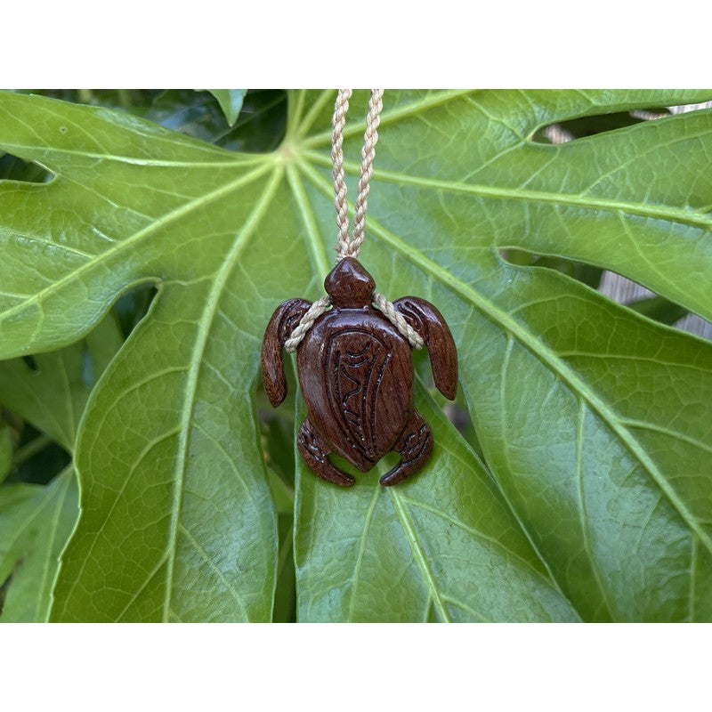 Koa Wood Honu w/ Engravings