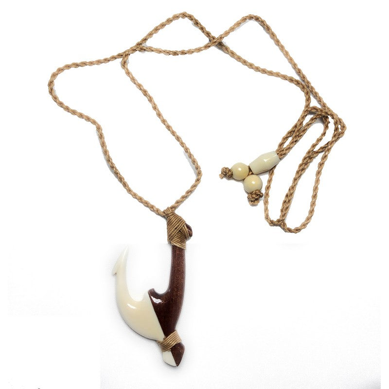 Koa and Bone Hawaiian Fish Hook