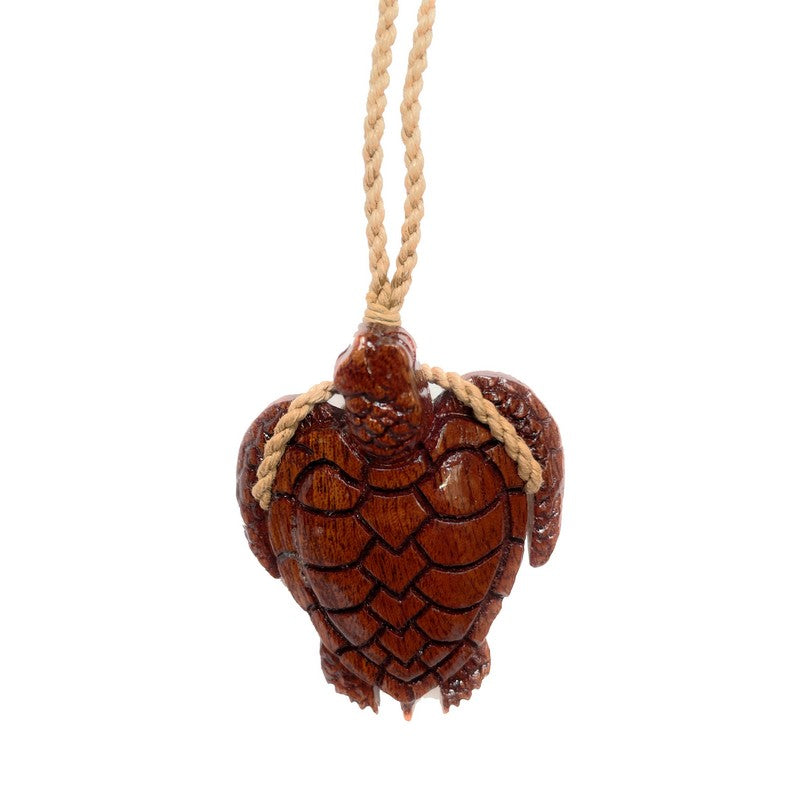 Koa Wood Honu Necklace