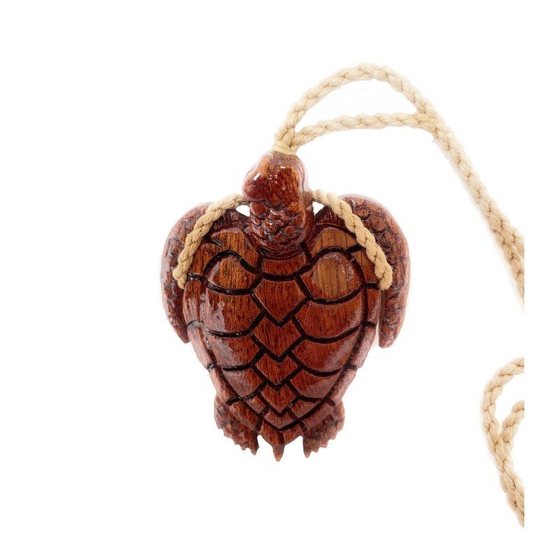 Koa Wood Honu Necklace