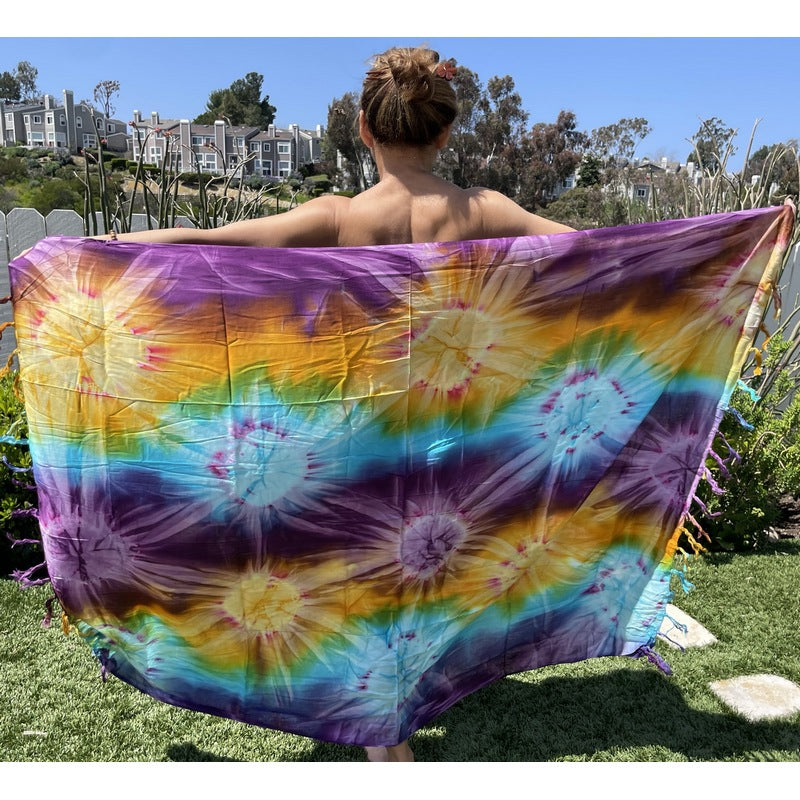 Purple, Aqua and Yellow | Pareo