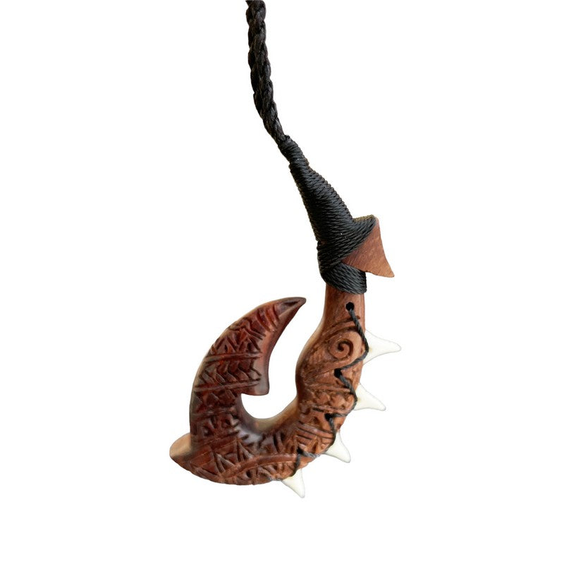 Hawaiian Fish Hook with Engravings Small