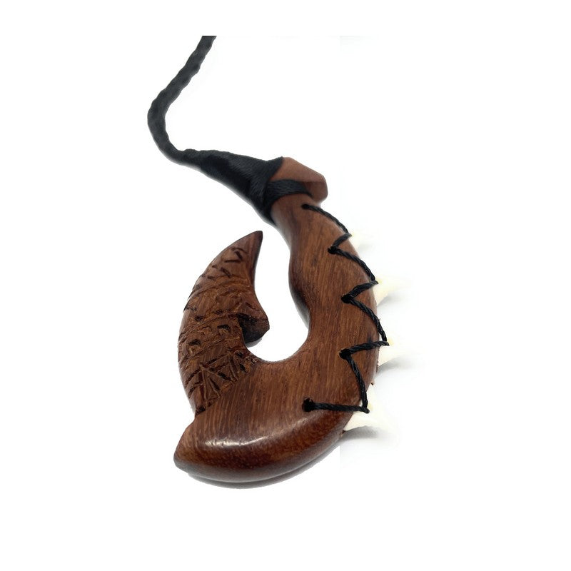 Hawaiian Fish Hook w/ Engravings (2 Sizes)