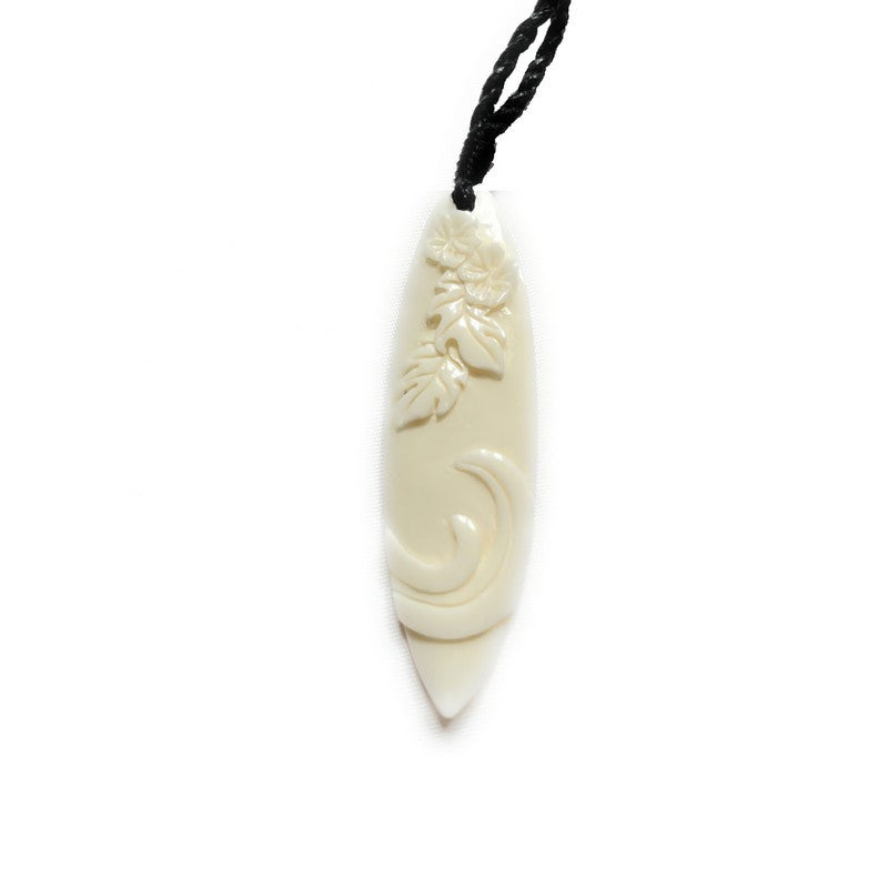 Surfboard with Engravings Necklace