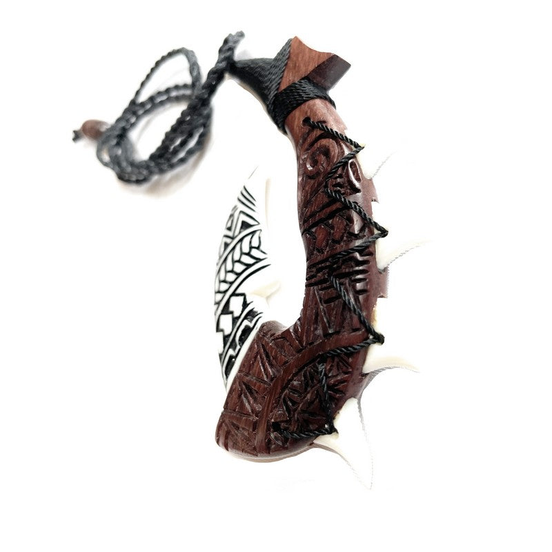 Hawaiian Makau with Engravings