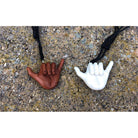 Shaka Wood Necklace| Hawaiian Style