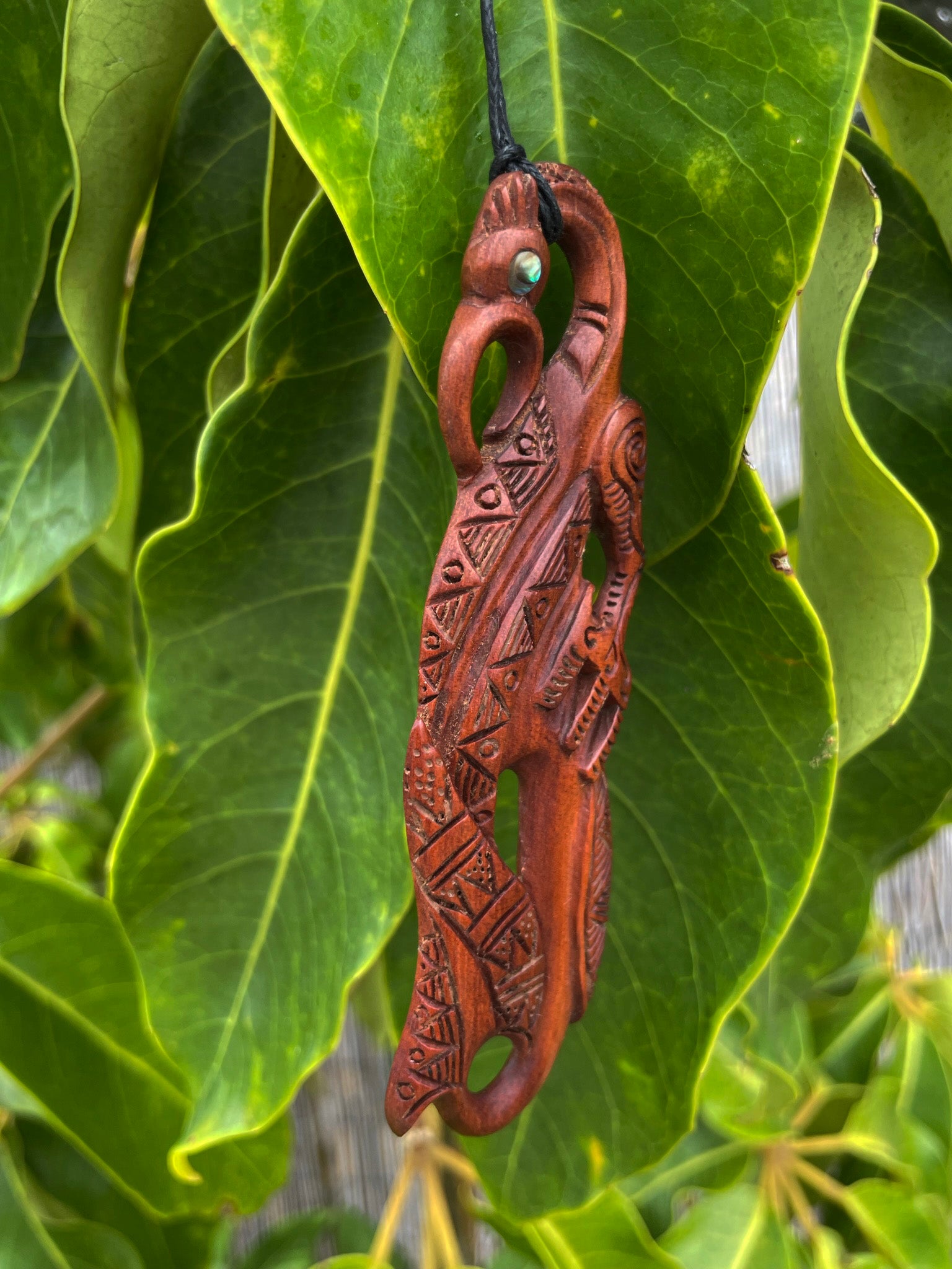 Manaia with Paua Shell | Matau