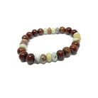 Koa and Amazonite Stretch Bracelet