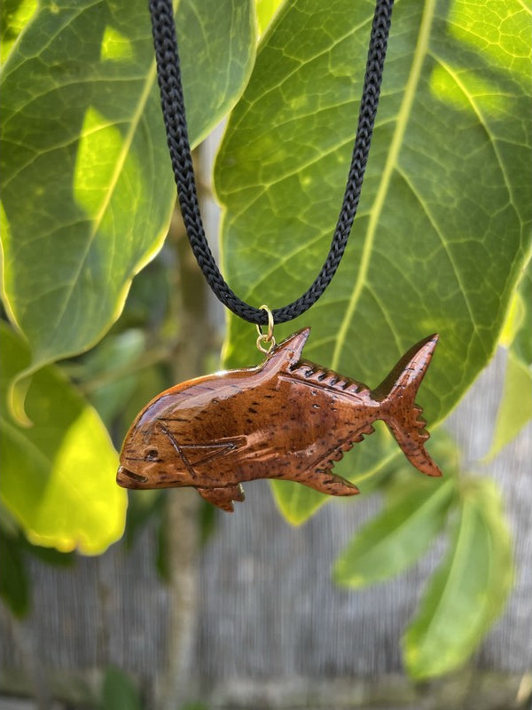 Hawaiian Ahi Koa Pendant