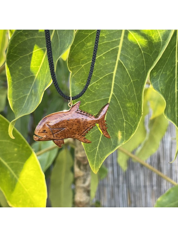 Hawaiian Ahi Koa Pendant