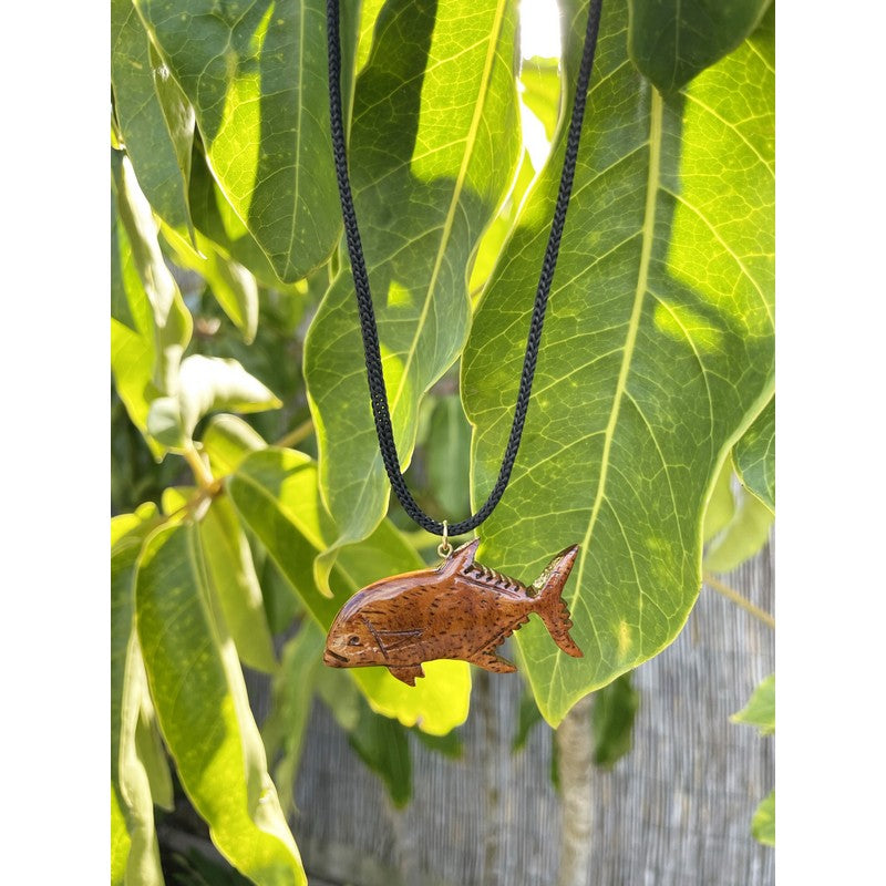 Hawaiian Ahi Koa Pendant