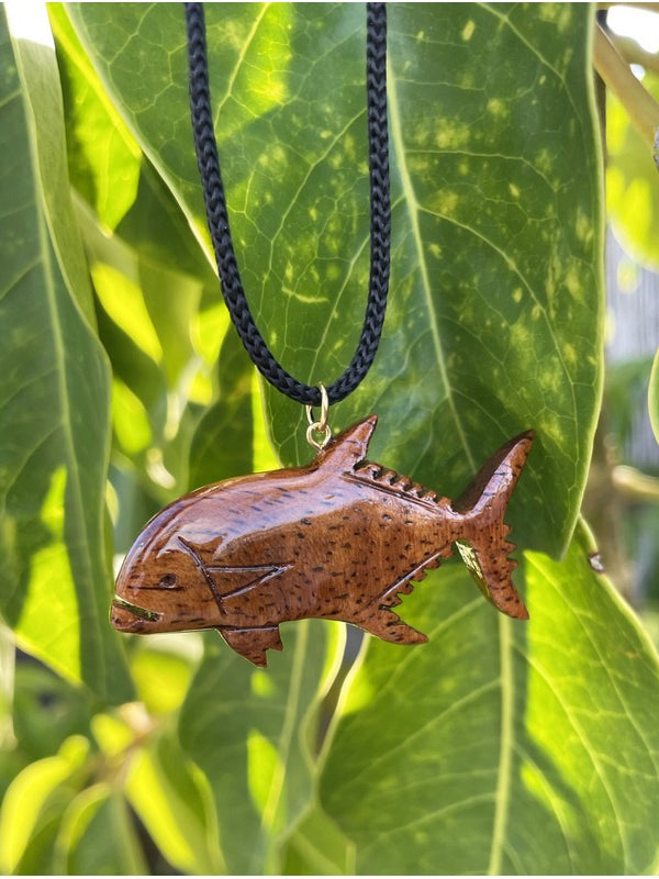 Hawaiian Ahi Koa Pendant