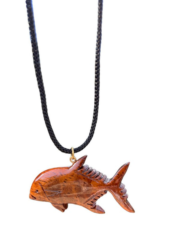 Hawaiian Ahi Koa Pendant