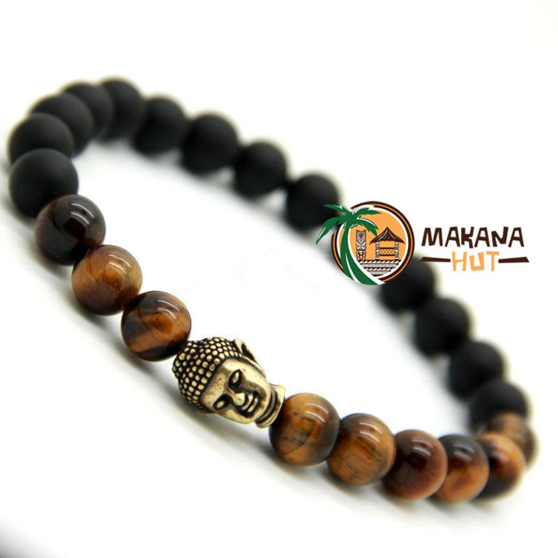 Buddha Tiger Eye Bracelet | Tropical Jewelry - Makana Hut